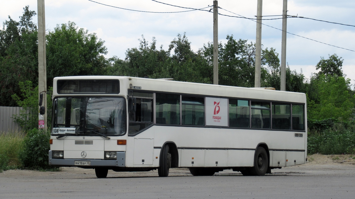 Липецкая область, Mercedes-Benz O405N № М 418 ВР 48