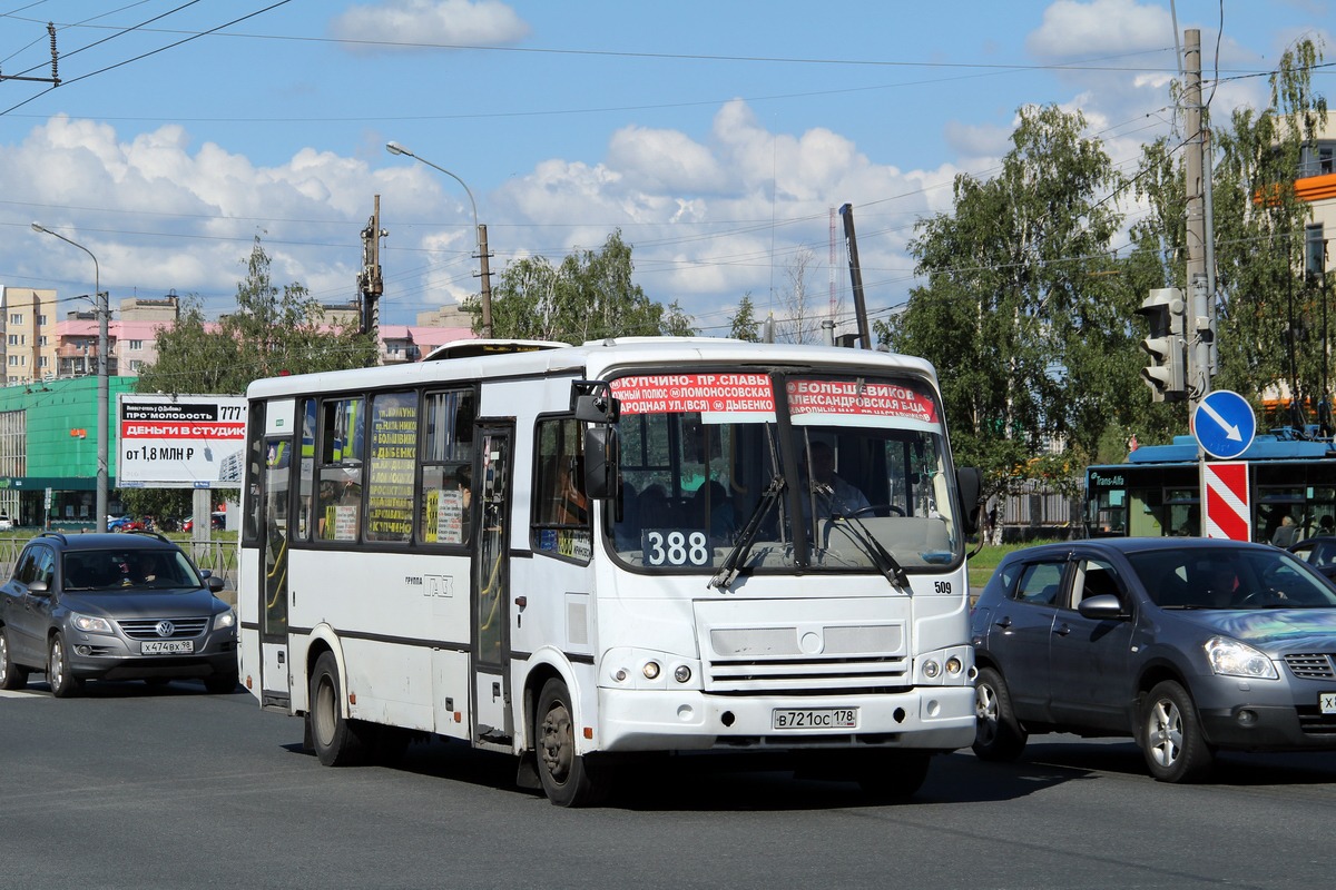 Санкт-Петербург, ПАЗ-320412-04 № 509