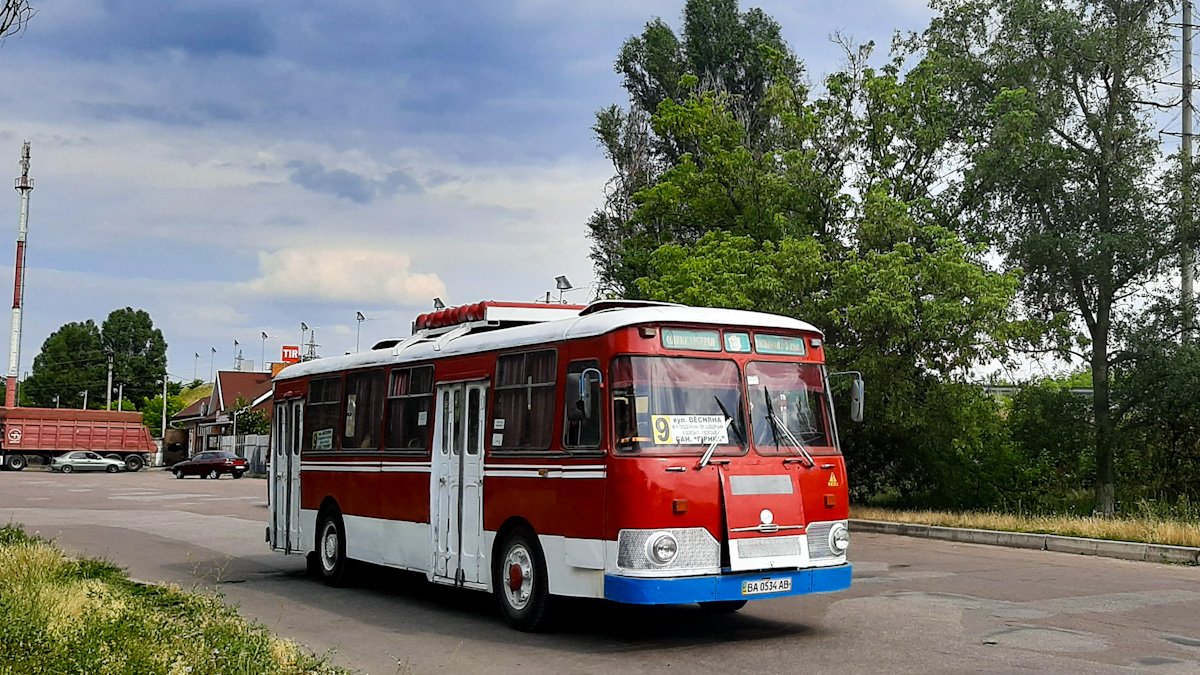 Kirovograd region, LiAZ-677G # BA 0534 AB