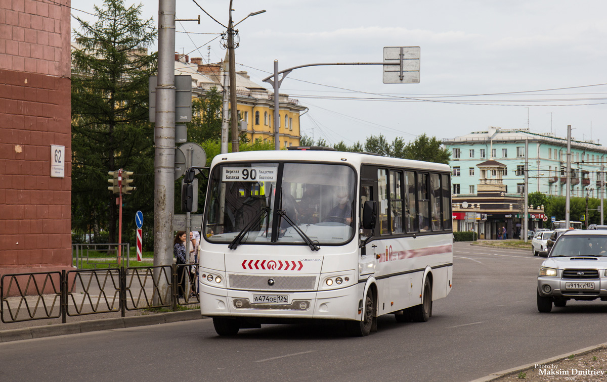 Красноярский край, ПАЗ-320414-04 "Вектор" (1-2) № А 474 ОЕ 124