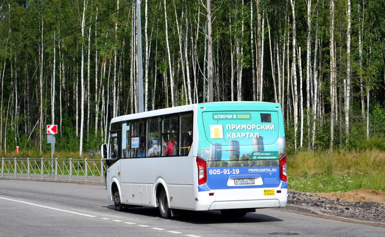 Санкт-Петербург, ПАЗ-320435-04 "Vector Next" № В 745 ХЕ 198