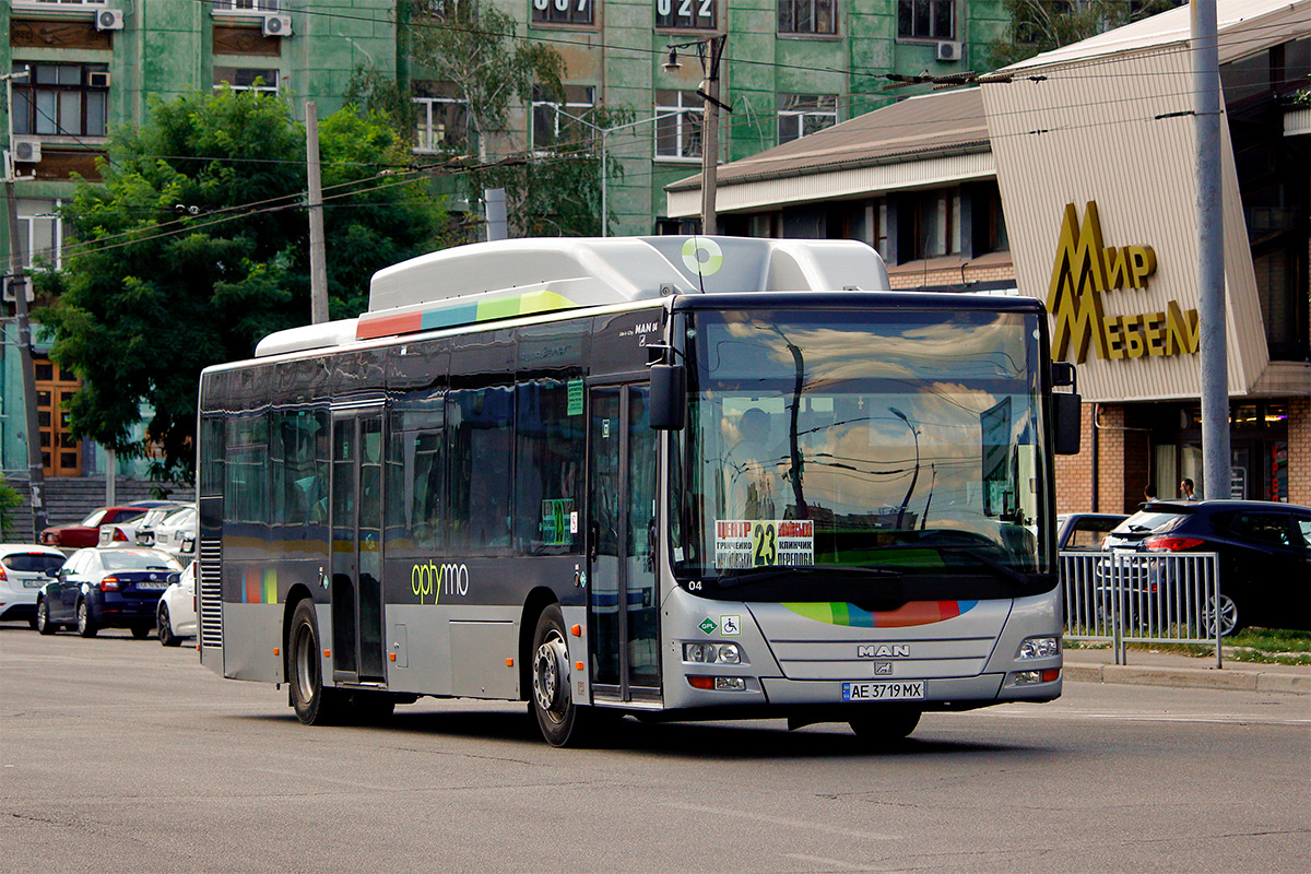 Днепропетровская область, MAN A21 Lion's City NL273 LPG № AE 3719 MX