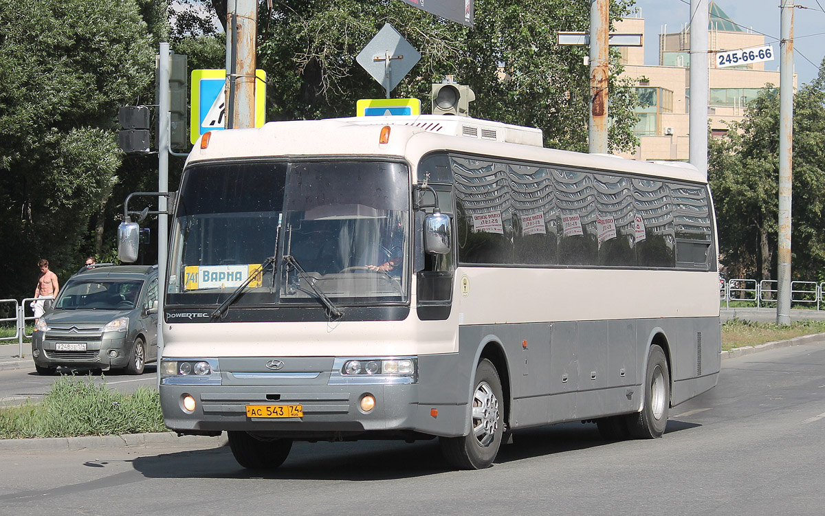 Челябинская область, Hyundai AeroSpace LS № АС 543 74 — Фото — Автобусный  транспорт