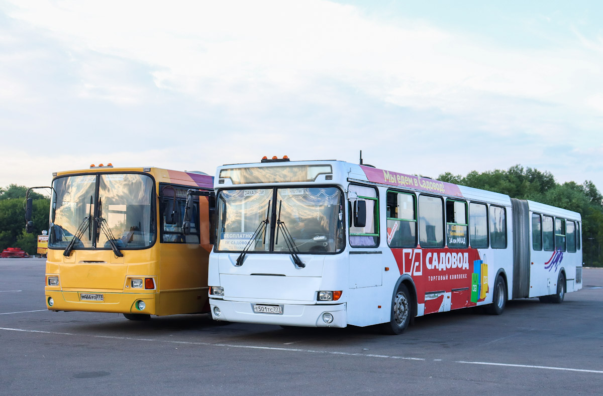 Moskva, LiAZ-6212.00 č. М 466 УО 777; Moskva, LiAZ-6212.01 č. Т 501 ТС 777