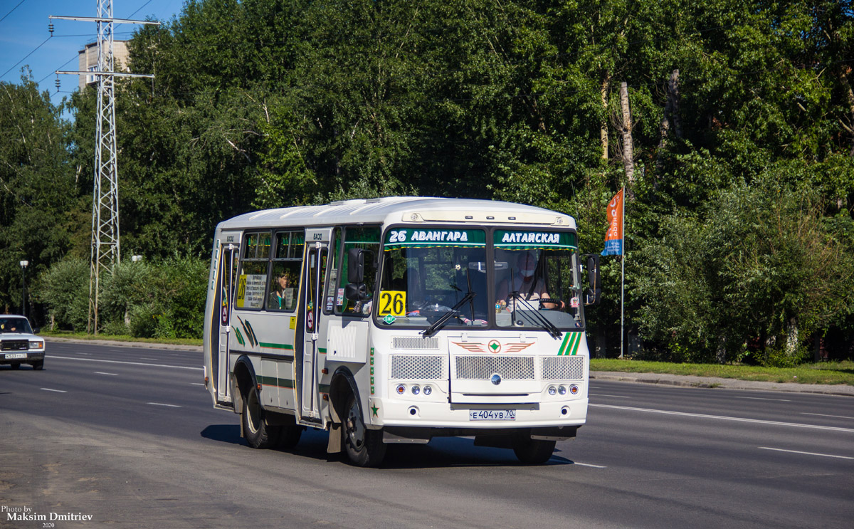 Томская область, ПАЗ-32054 № Е 404 УВ 70