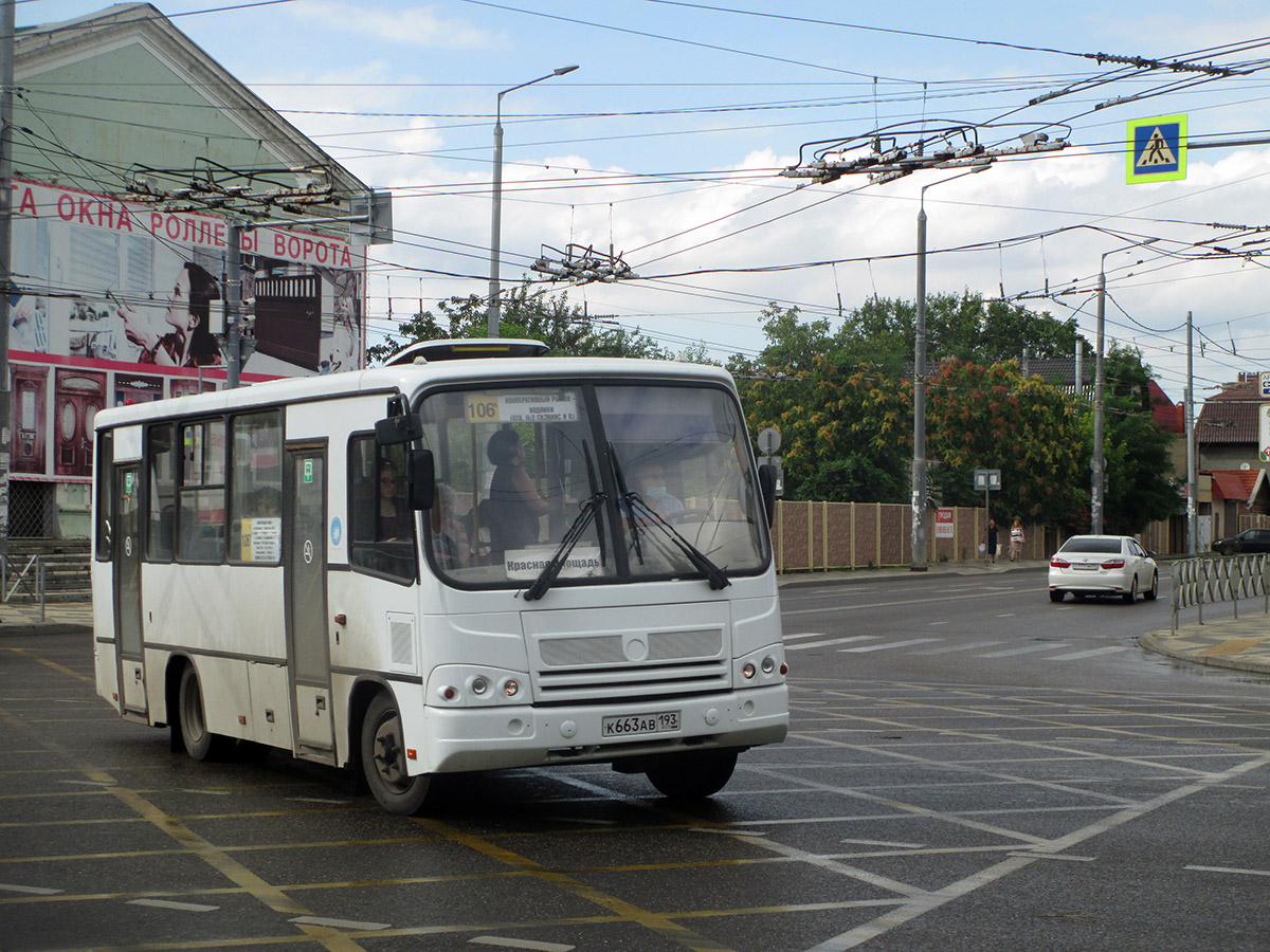 Krasnodar region, PAZ-320402-05 Nr. К 663 АВ 193