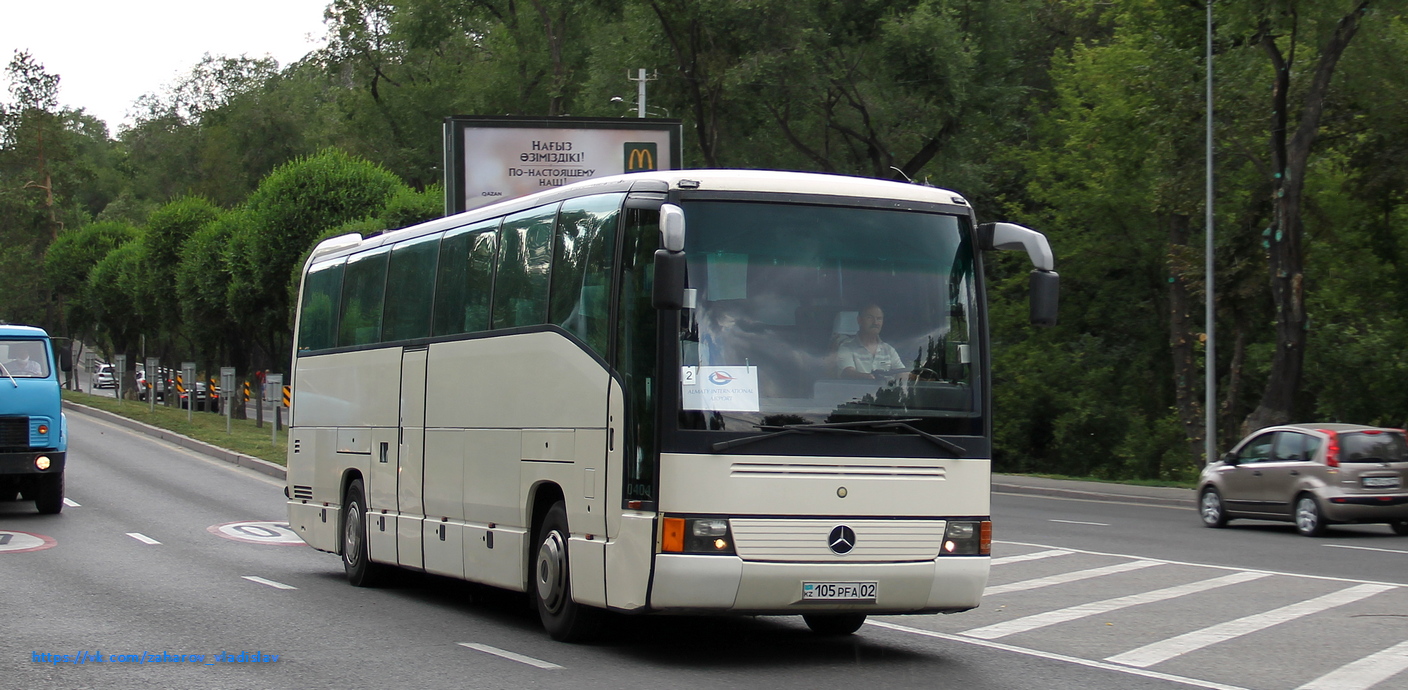 Алматы, Mercedes-Benz O404-15RHD-L № 105 PFA 02