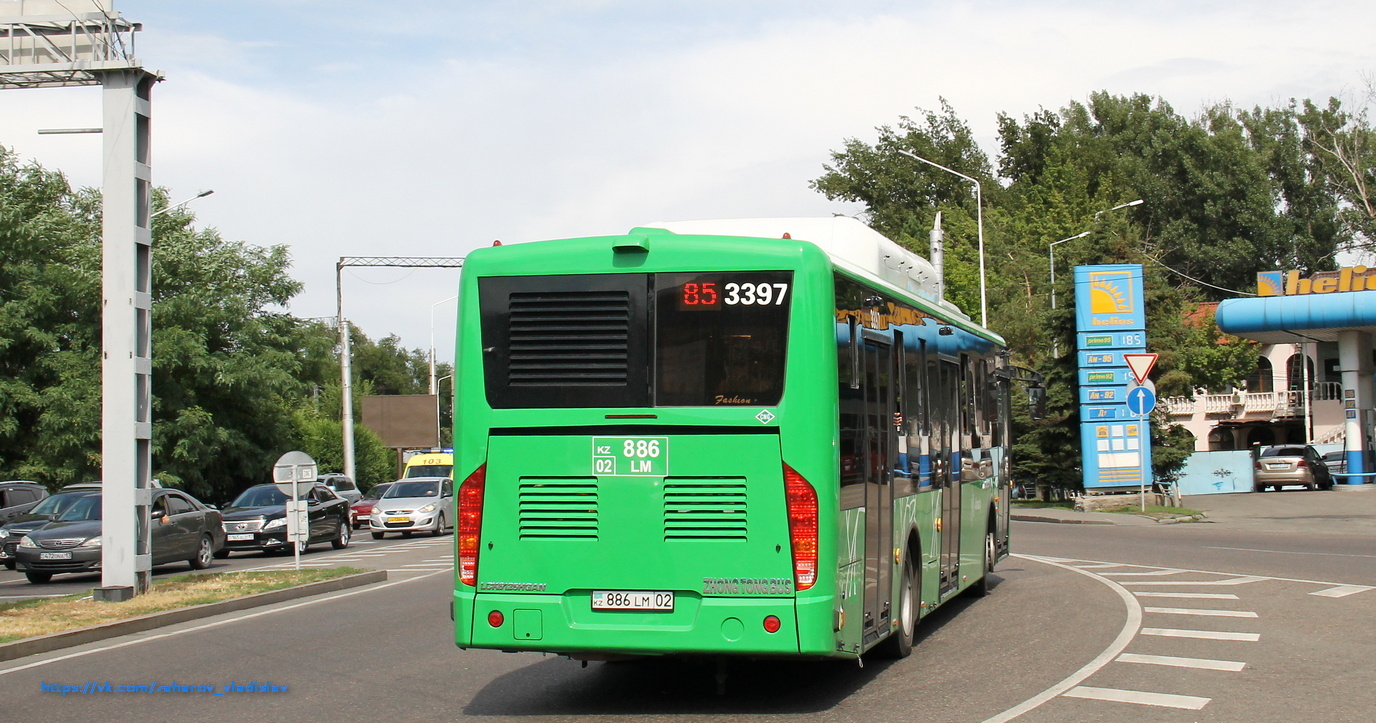 Алматы, Zhong Tong LCK6125HGAN № 3397