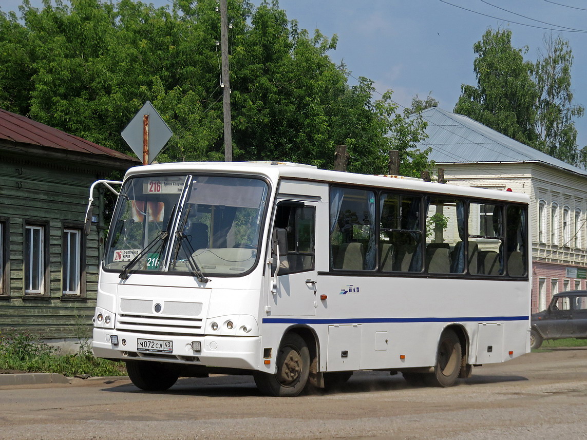 Kirov region, PAZ-320402-03 Nr. М 072 СА 43