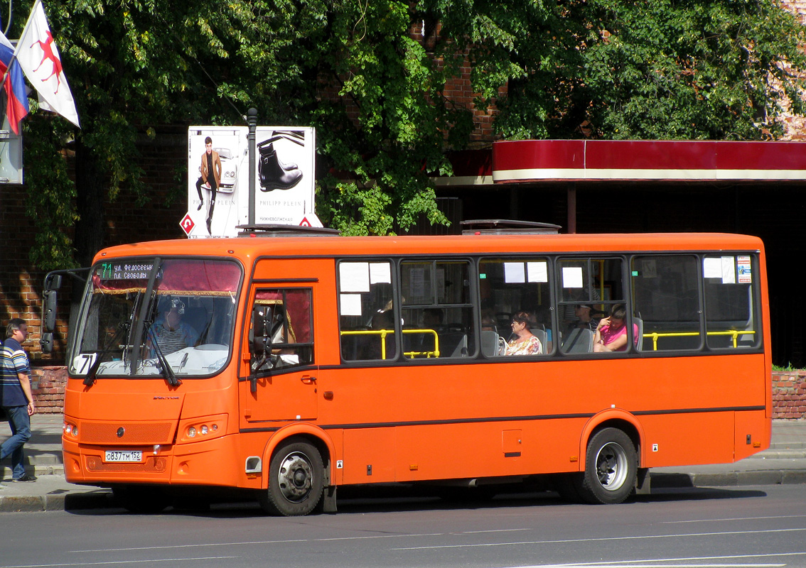 Obwód niżnonowogrodzki, PAZ-320414-05 "Vektor" (1-2) Nr О 837 ТМ 152