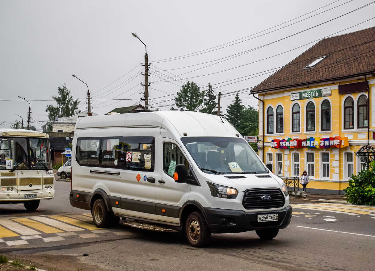 Тверская область, Ford Transit FBD [RUS] (Z6F.ESG.) № А 948 СЕ 69