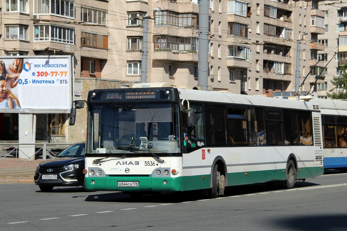 Санкт-Петербург, ЛиАЗ-5292.60 № 5536