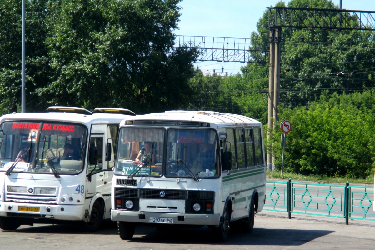 Кемеровская область - Кузбасс, ПАЗ-32054 № Т 293 ВР 142