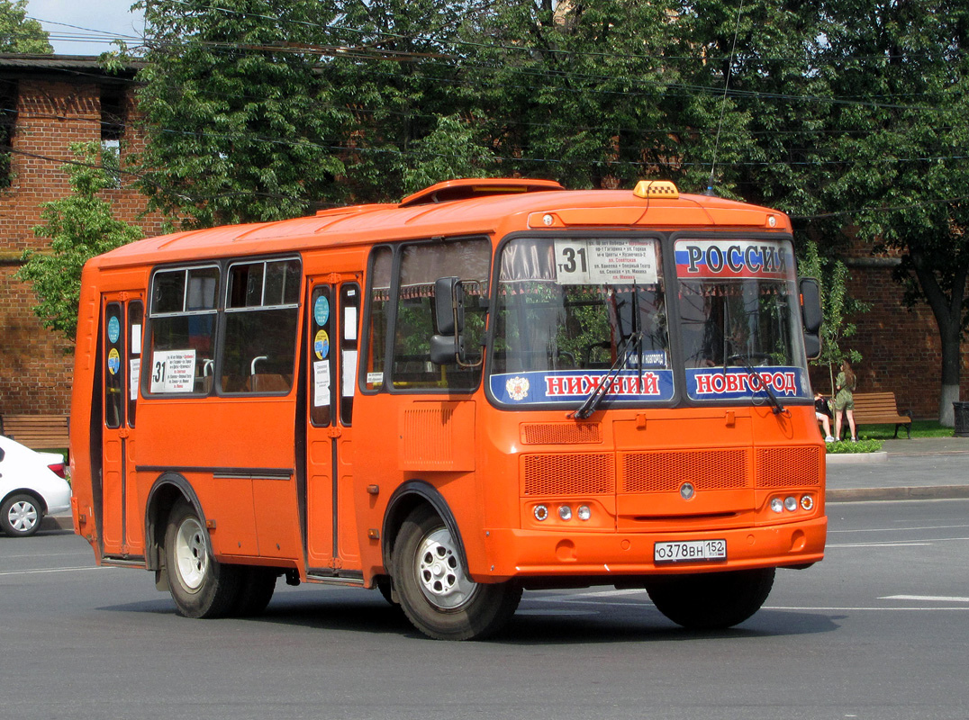 Нижегородская область, ПАЗ-32054 № О 378 ВН 152