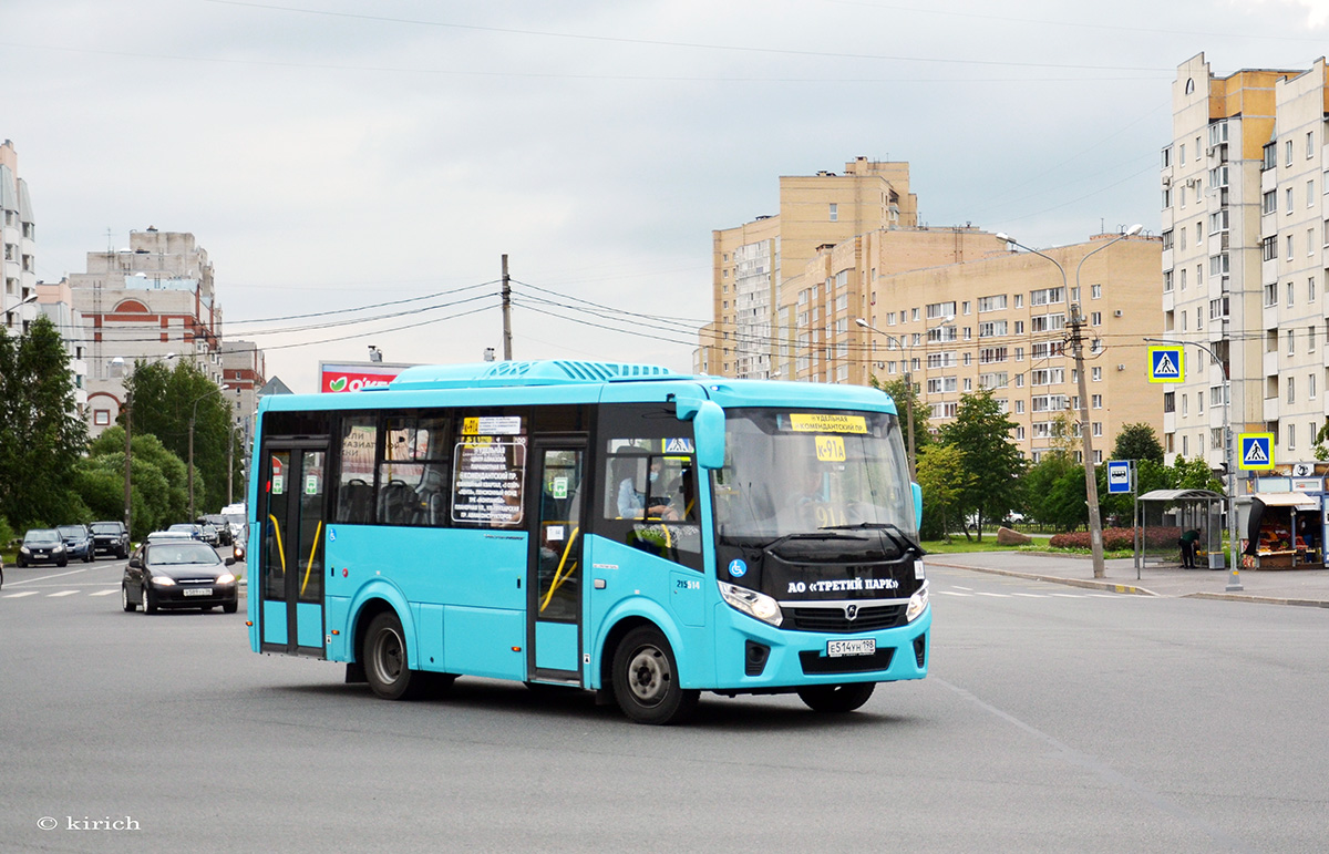 Санкт-Петербург, ПАЗ-320435-04 "Vector Next" № Е 514 УН 198