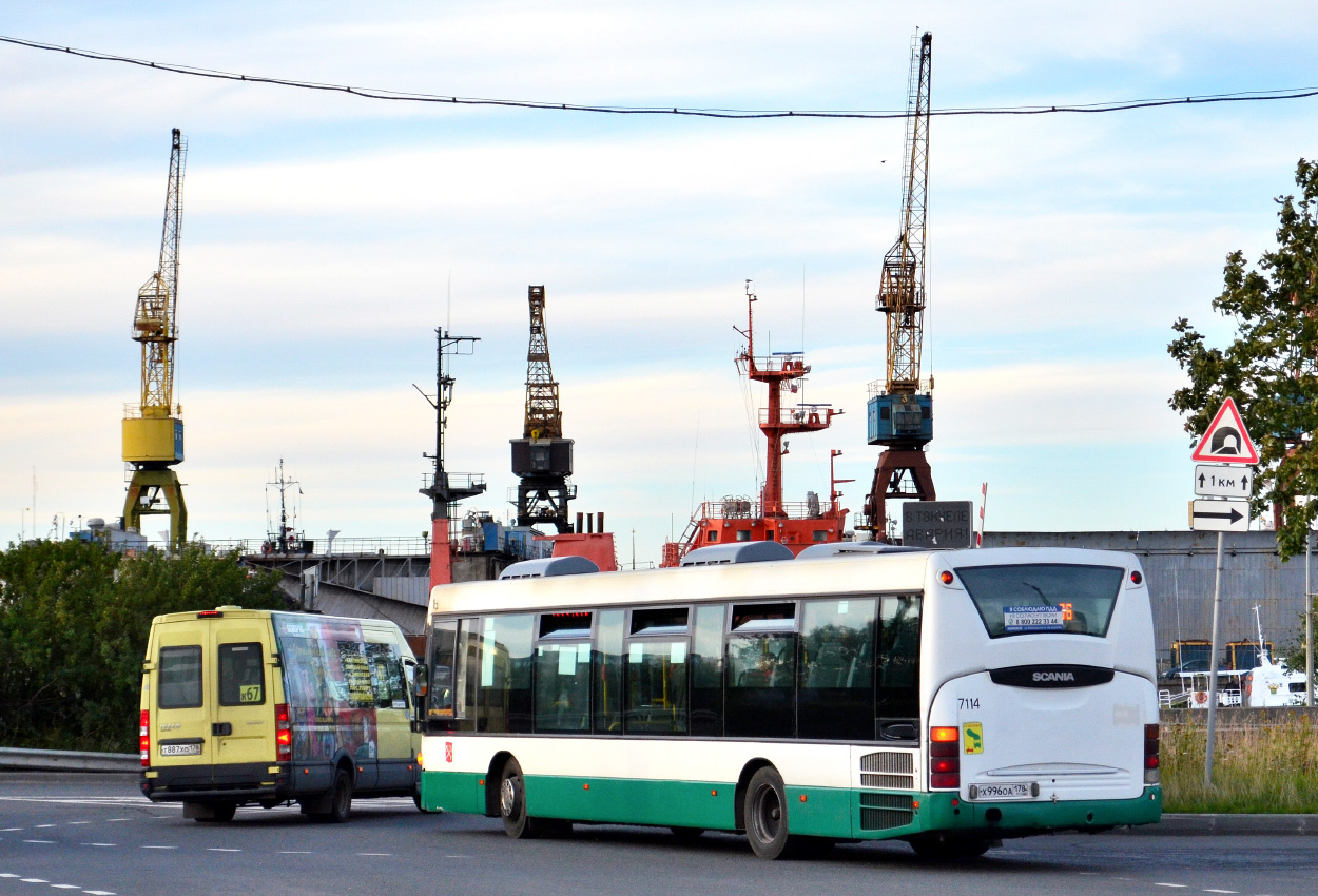 Санкт-Петербург, Scania OmniLink I (Скания-Питер) № 7114