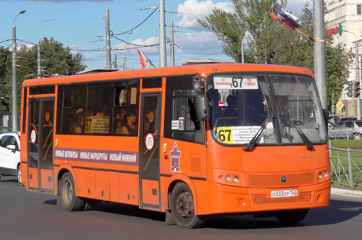 Nizhegorodskaya region, PAZ-320414-05 "Vektor" № О 333 ОР 152