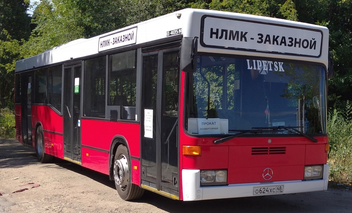 Липецкая область, Mercedes-Benz O405N2 № О 624 ХС 48 — Фото — Автобусный  транспорт