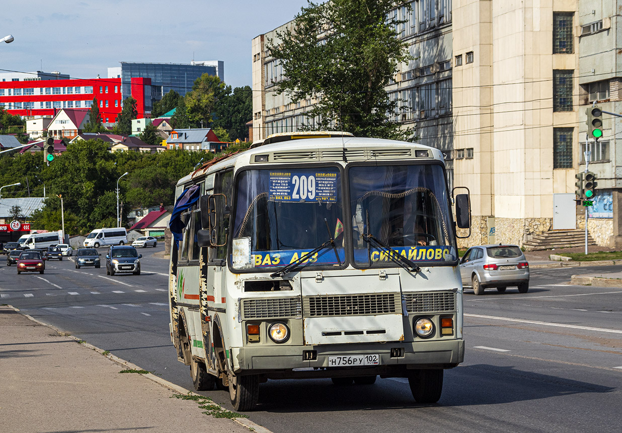 Башкортостан, ПАЗ-32054 № Н 756 РУ 102