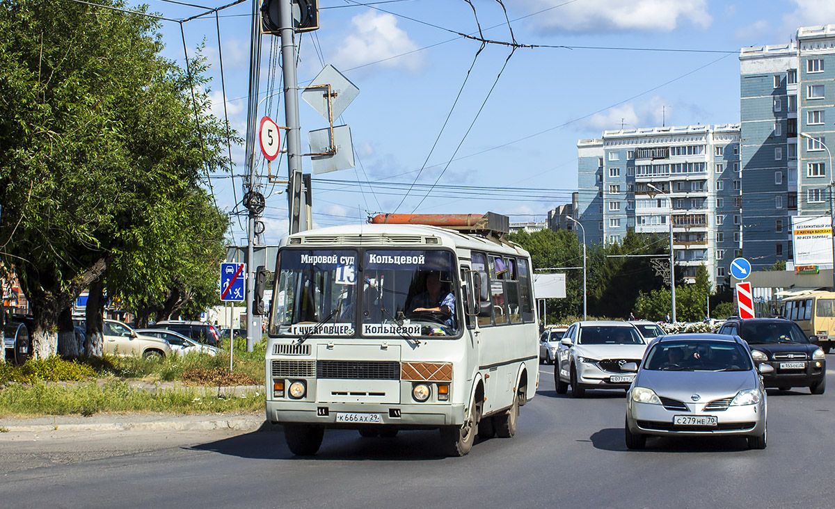 Томская область, ПАЗ-32054 № К 666 АХ 29