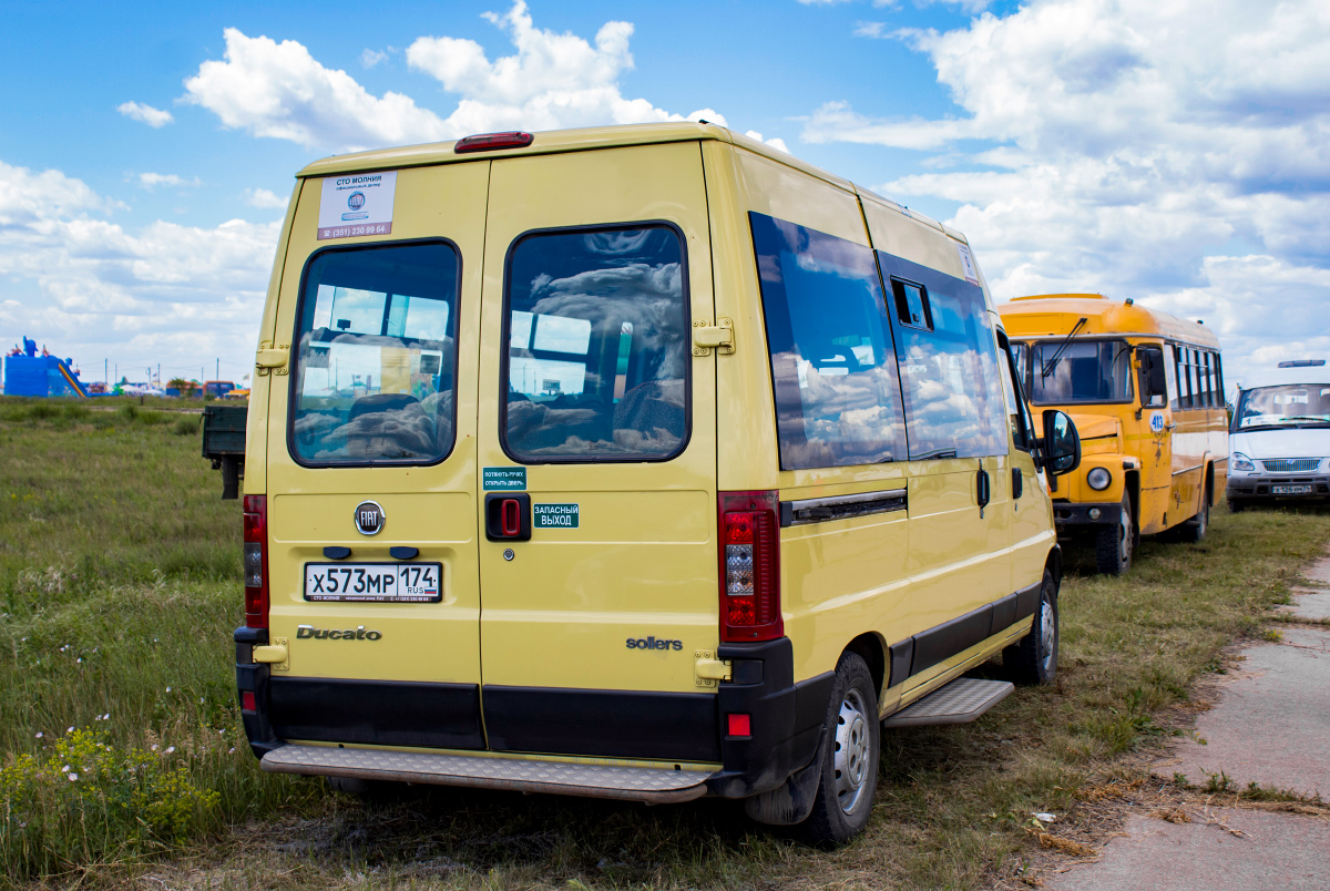 Челябинская область, FIAT Ducato 244 CSMMC, -RT № Х 573 МР 174