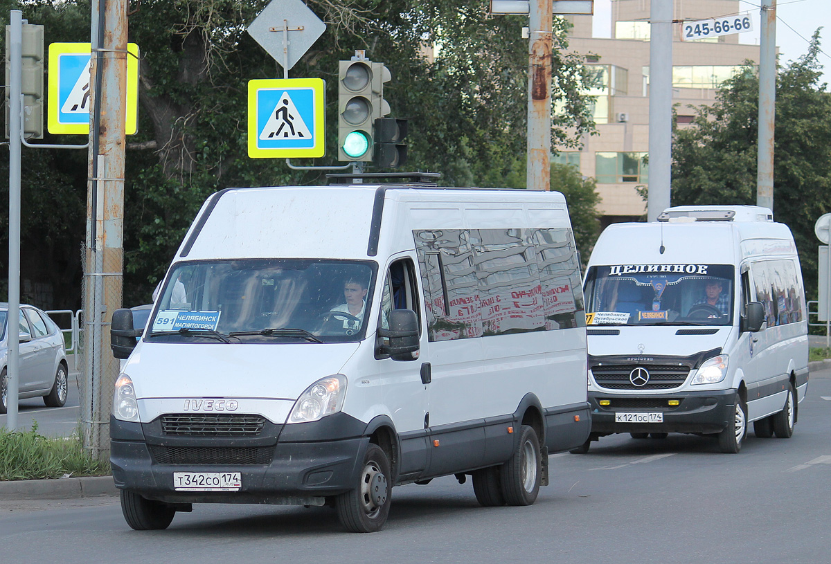 Челябинская область, Росвэн-3265 (IVECO Daily 50С15) № Т 342 СО 174