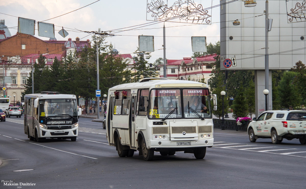 Томская область, ПАЗ-32054 № К 081 ВО 70