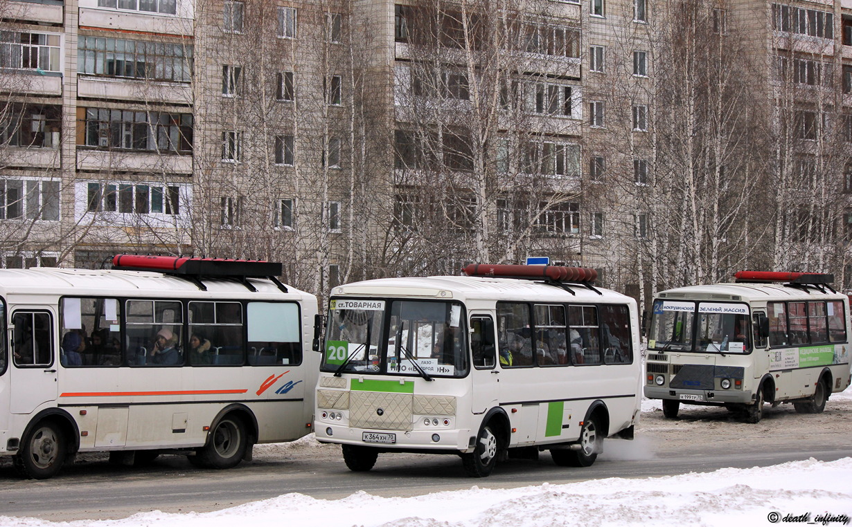 Томская область, ПАЗ-32054 № К 364 ХН 70