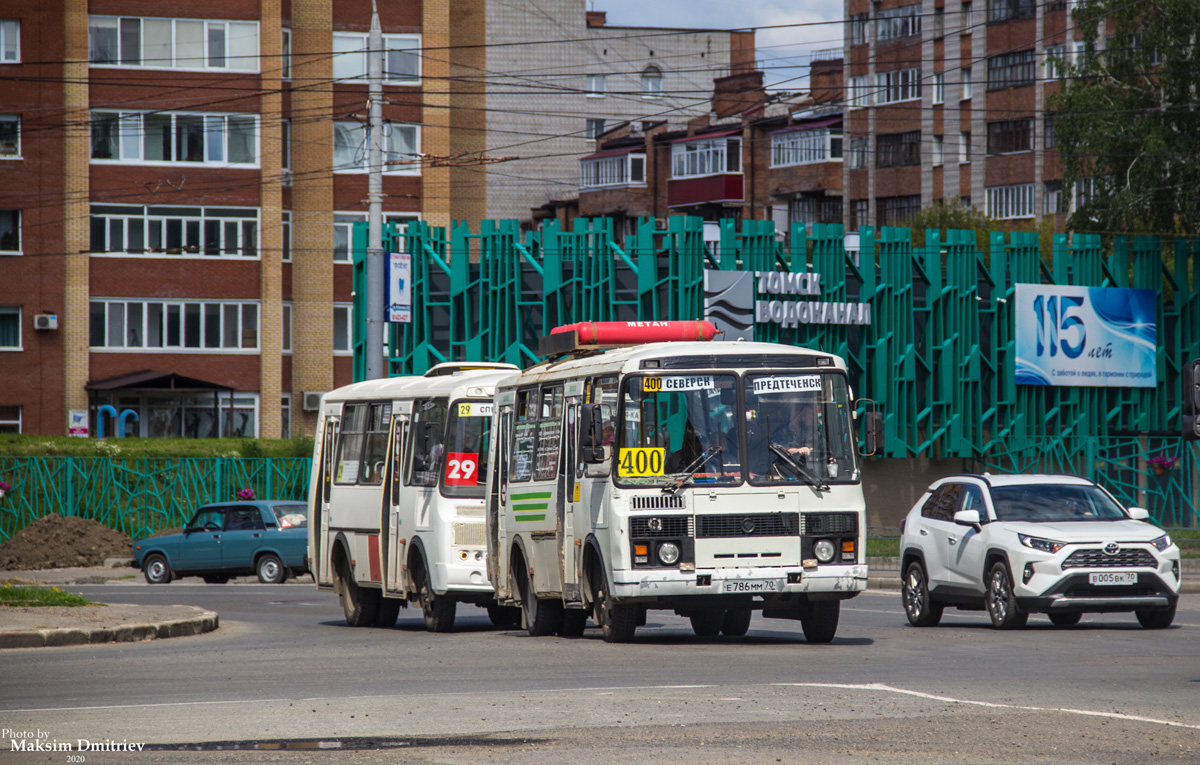 Томская область, ПАЗ-32054 № Е 786 ММ 70