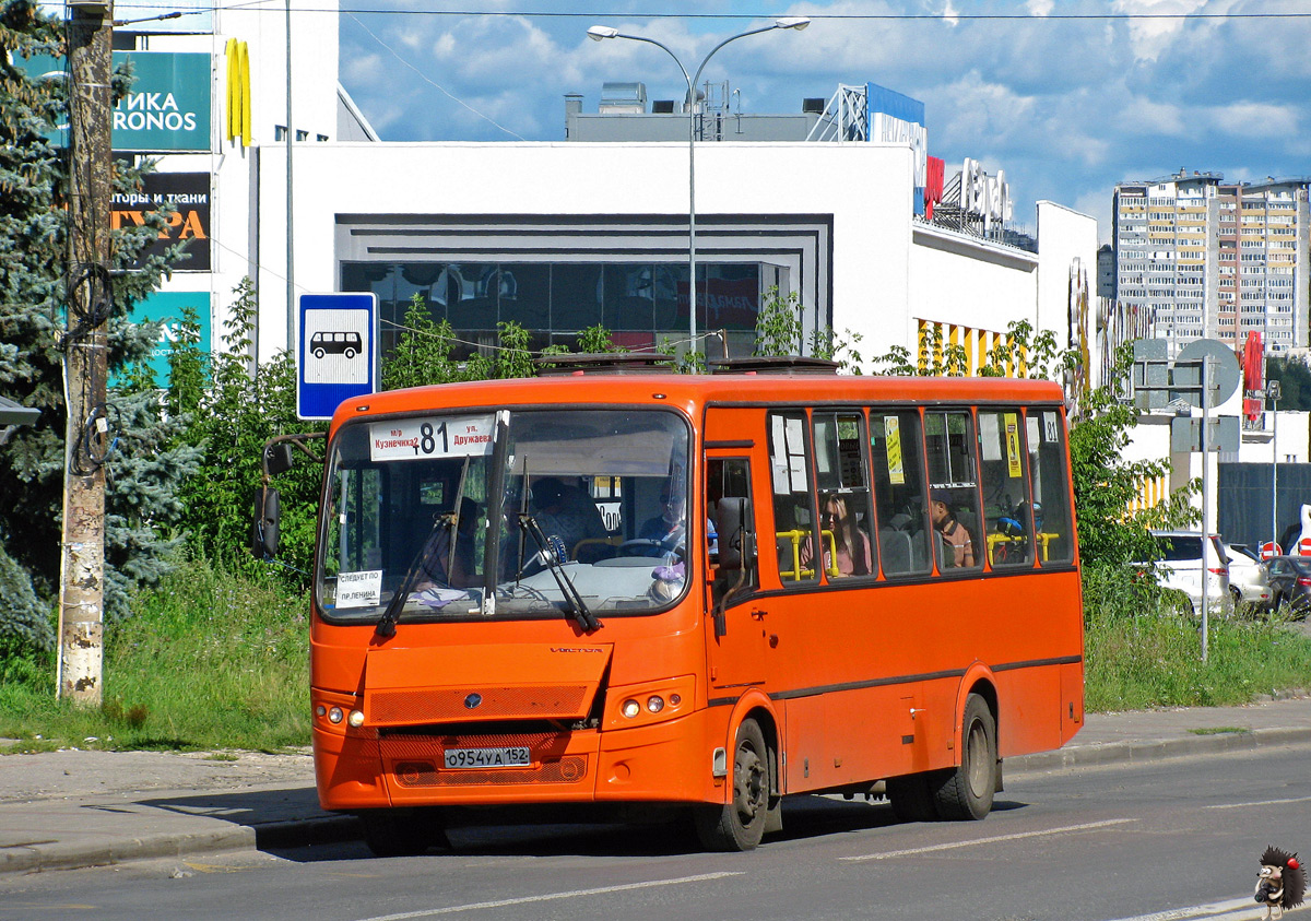 Нижегородская область, ПАЗ-320414-05 "Вектор" (1-2) № О 954 УА 152