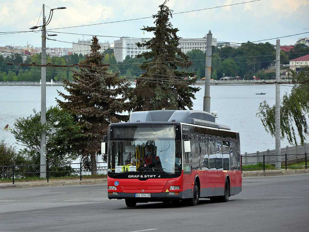 Тернопольская область, MAN A21 Lion's City NL273 LPG № BO 1392 CB