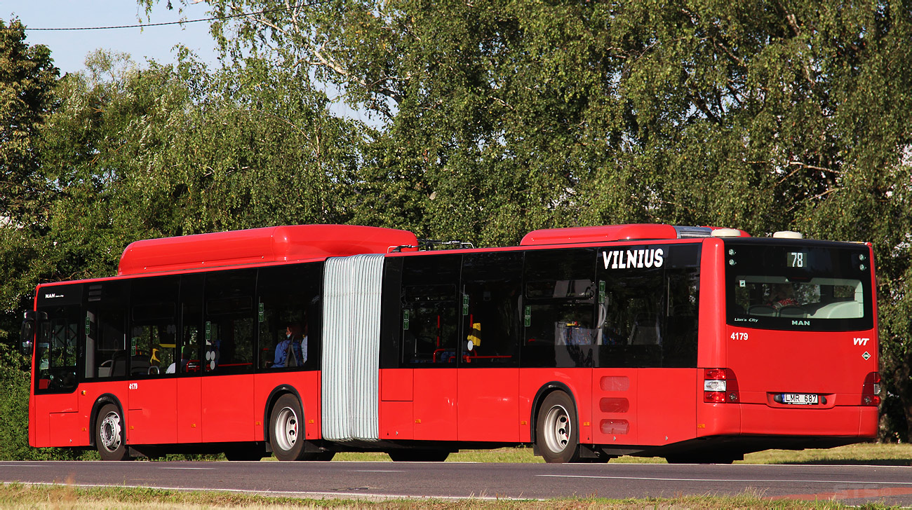 Литва, MAN A23 Lion's City G NG313 CNG № 4179