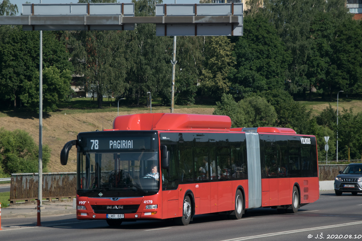 Литва, MAN A23 Lion's City G NG313 CNG № 4179