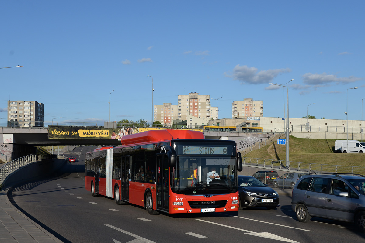 Литва, MAN A23 Lion's City G NG313 CNG № 4180