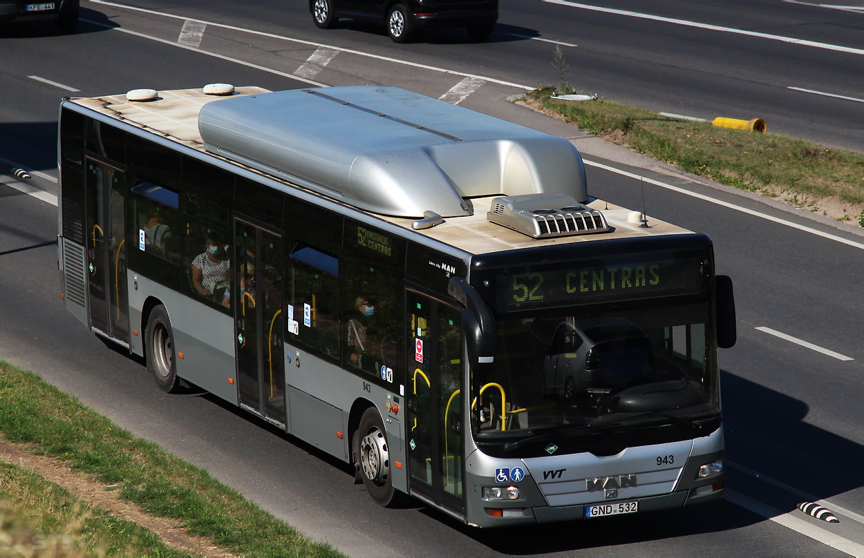 Литва, MAN A21 Lion's City NL273 CNG № 943