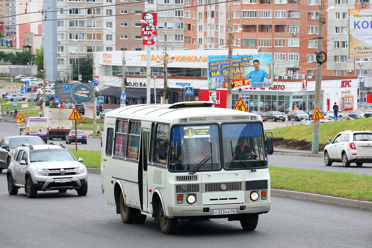 Пензенская область, ПАЗ-32053 № Р 323 КВ 58