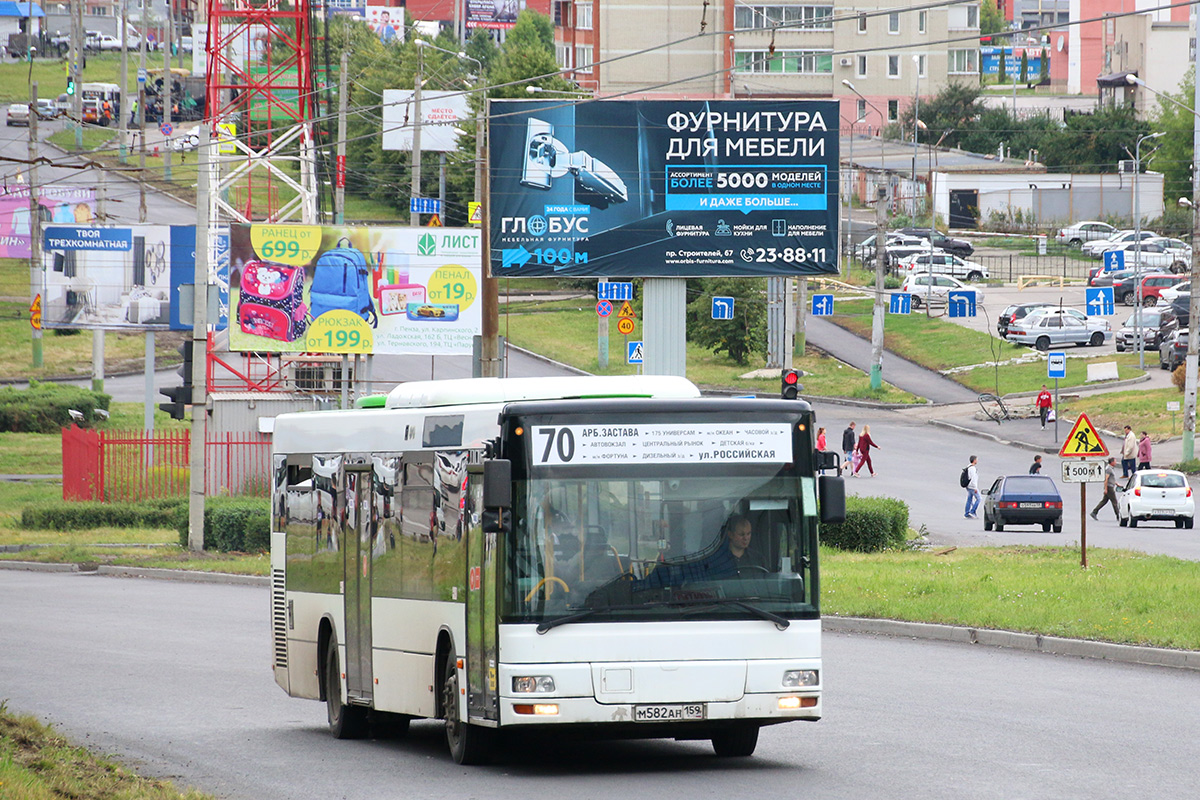 Пензенская область, MAN A21 NL**3 (ZNS) № М 582 АН 159 — Фото — Автобусный  транспорт