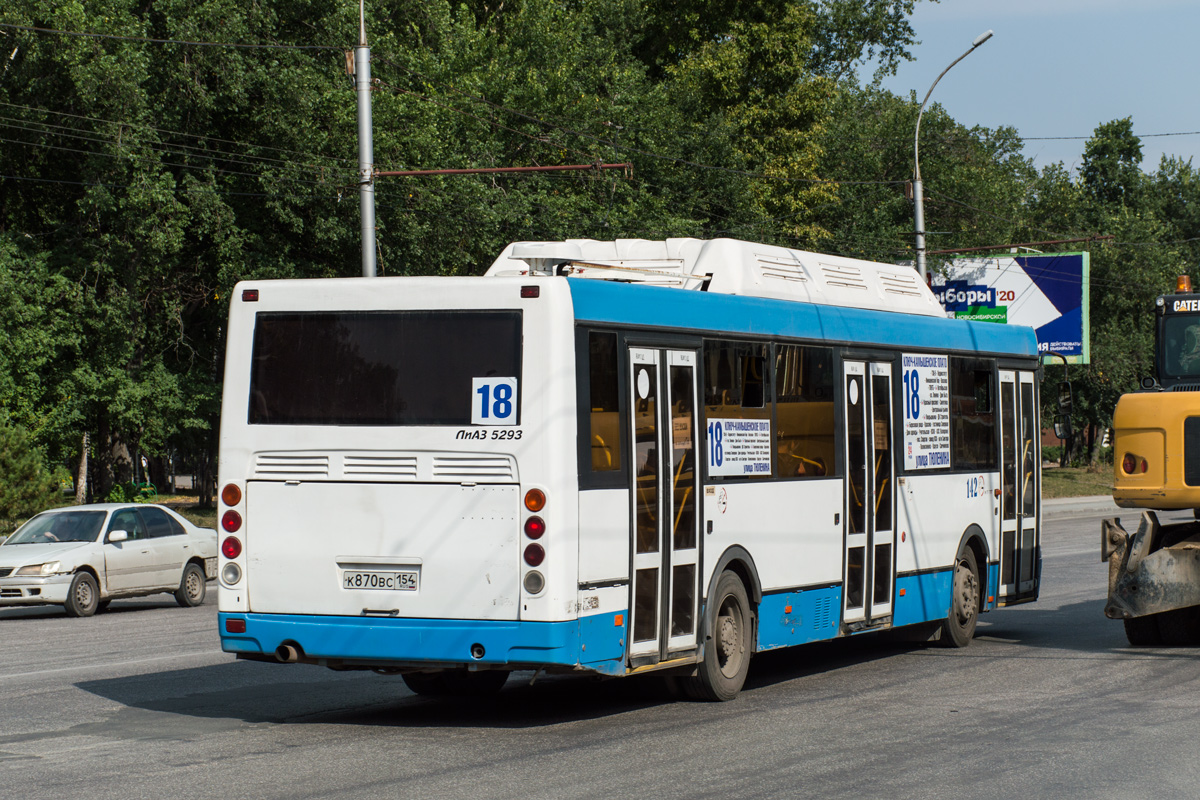 Новасібірская вобласць, ЛиАЗ-5293.70 № К 870 ВС 154