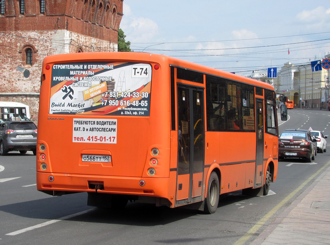 Нижегородская область, ПАЗ-320414-04 "Вектор" № О 566 ТТ 152