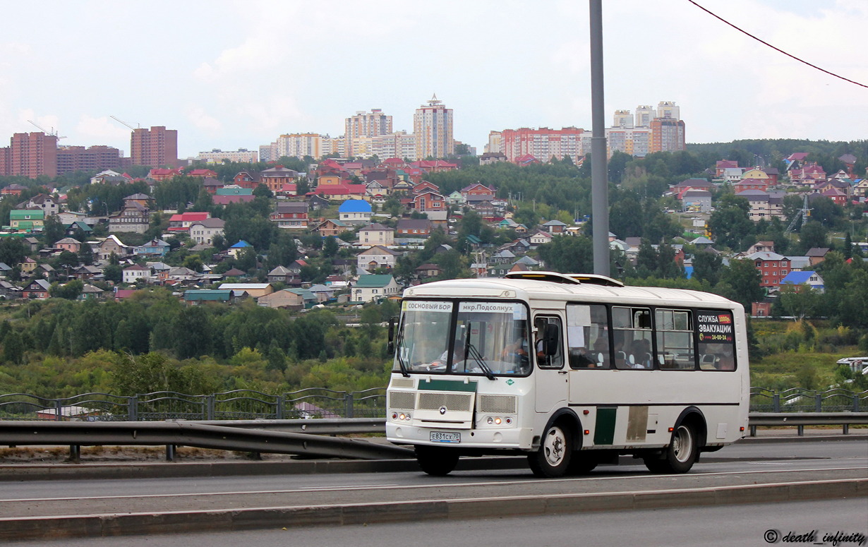 Томская область, ПАЗ-32054 № Е 831 СХ 70