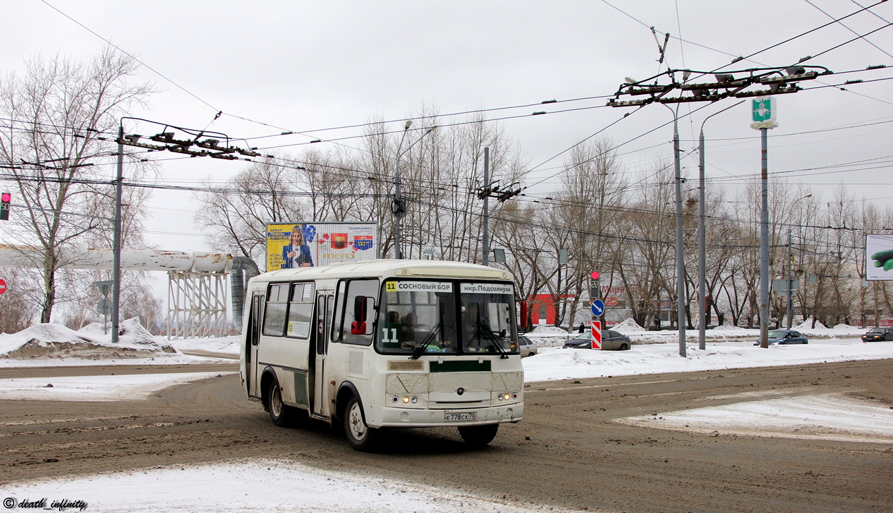 Томская область, ПАЗ-32054 № Е 778 СХ 70