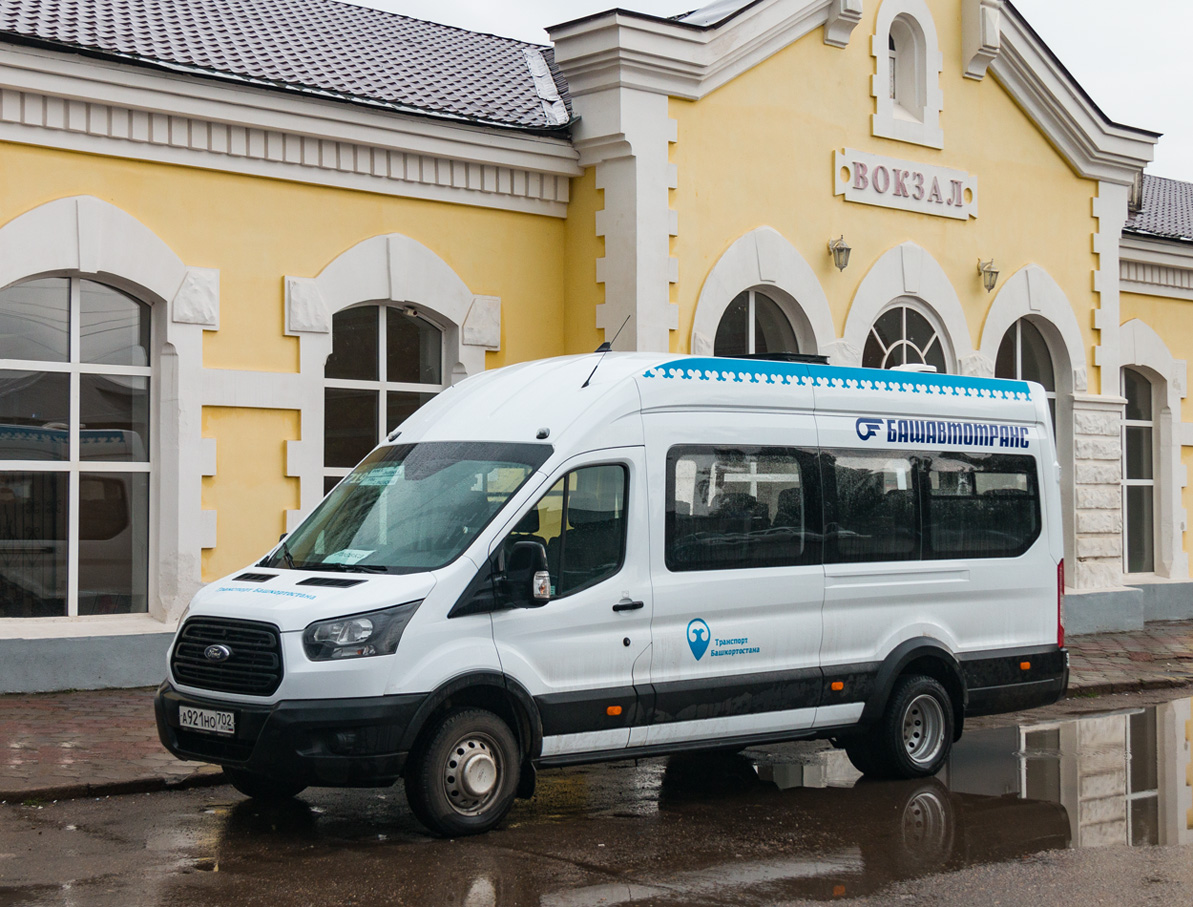 Башкортостан, Ford Transit FBD [RUS] (X2F.ESG.) № А 921 НО 702 — Фото —  Автобусный транспорт