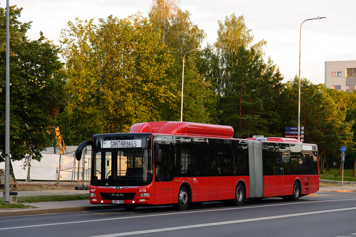 Lithuania, MAN A23 Lion's City G NG313 CNG # 4176