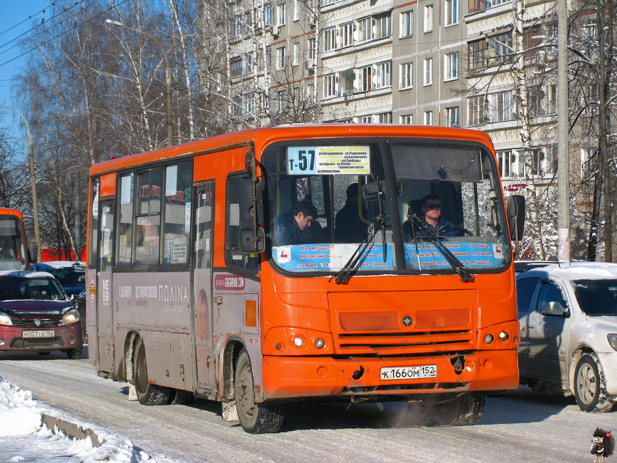 Нижегородская область, ПАЗ-320402-05 № К 166 ОМ 152