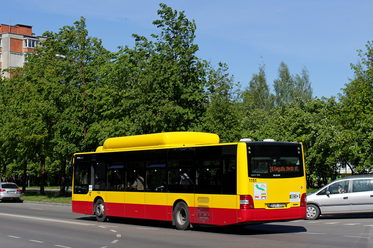 Литва, MAN A21 Lion's City NL273 CNG № 1151