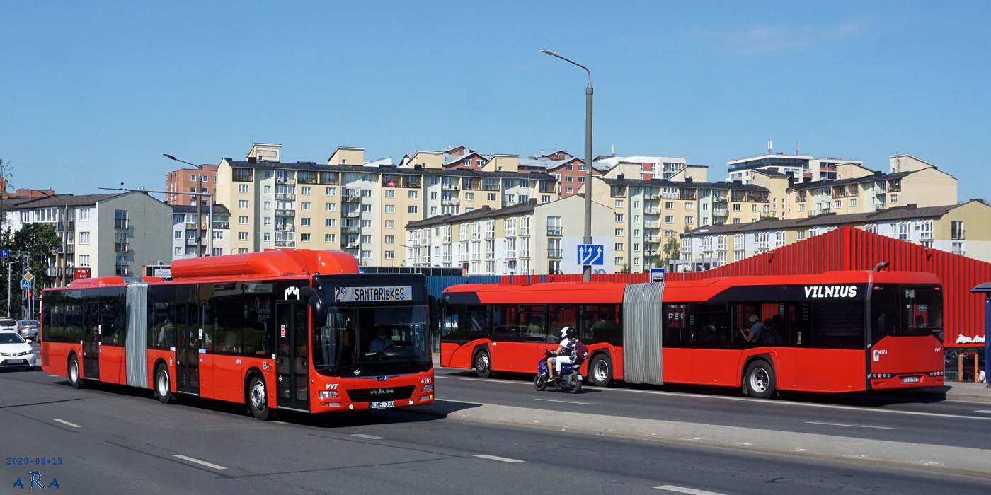 Литва, MAN A23 Lion's City G NG313 CNG № 4181