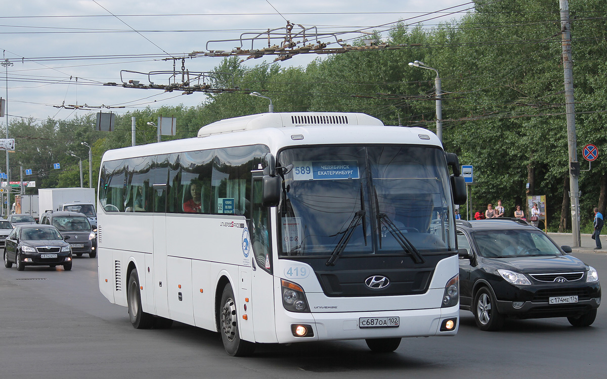 Челябинская область, Hyundai Universe Space Luxury № 419