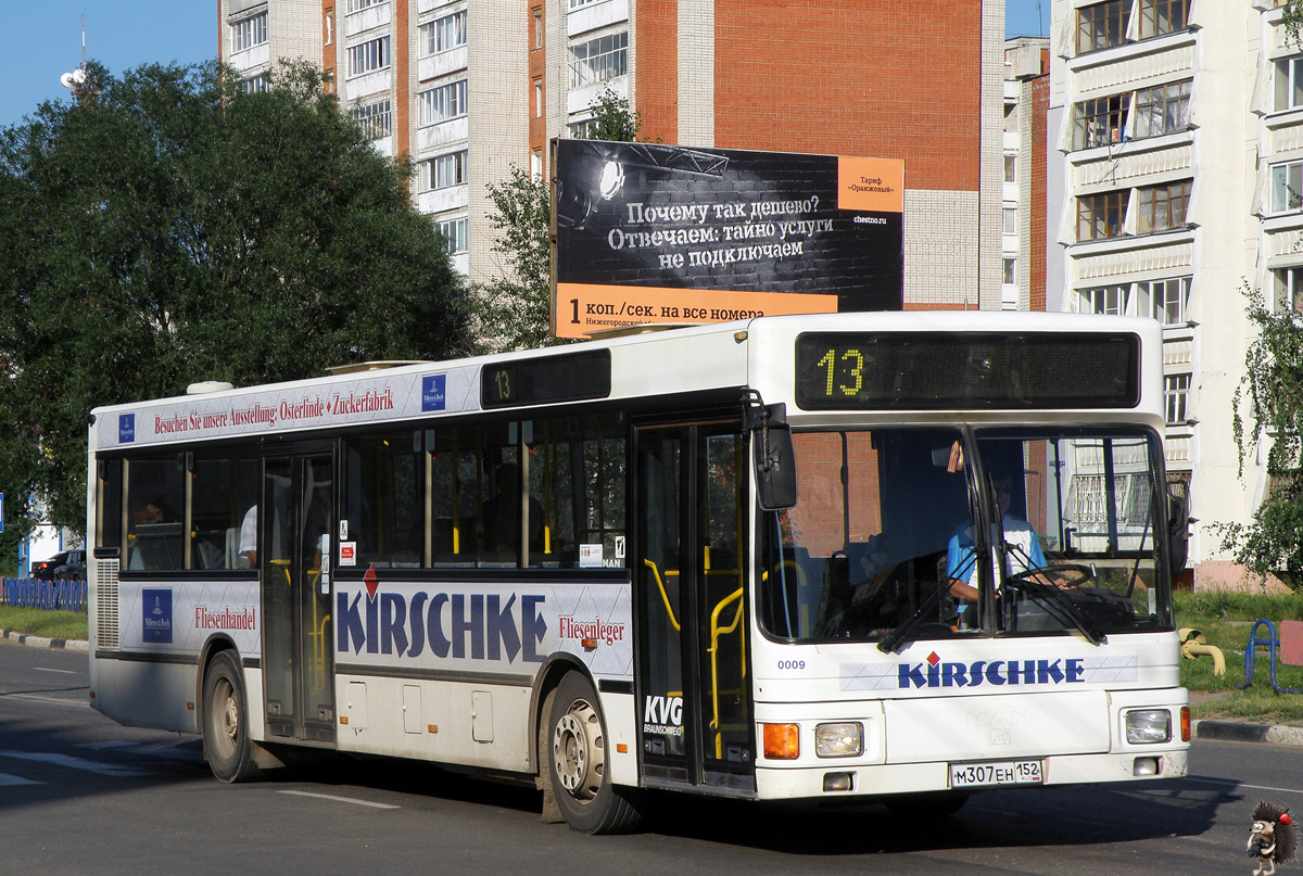 Nizhegorodskaya region, MAN A12 EL222 č. М 307 ЕН 152