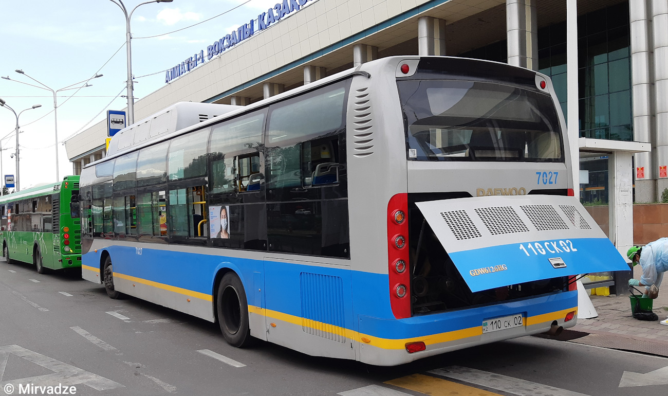 Алматы, Guilin Daewoo GDW6126CNG (СемАЗ) № 7027