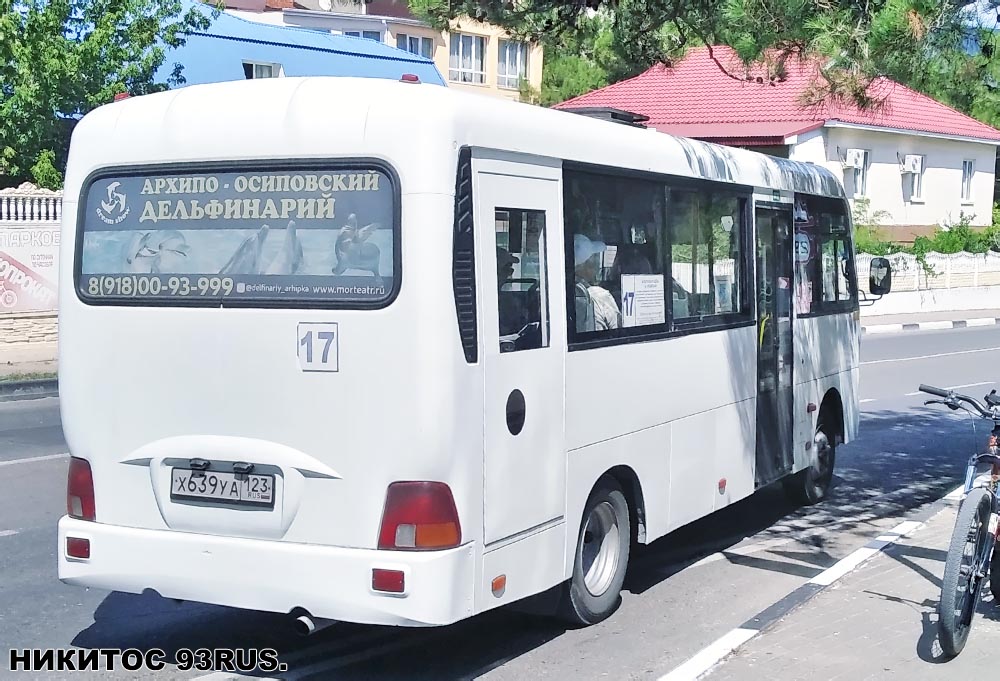 Краснодарский край, Hyundai County LWB (ТагАЗ) № Х 639 УА 123